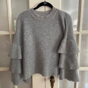 Endless Rose Ruffle Sleeved Sweater